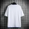 Fashion Short Sleeve O NECK Solid T shirt Men Summer Cotton Casual Clothes TOP TEES Tshirt Plus Asian Size 4XL Streetwear 220712