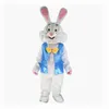 Hallowee Cute Rabbit Mascot Costume Cartoon Anime theme character Carnival Adult Unisex Dress Christmas Fancy Performance Party Dress