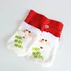 2022 Dekoracje świąteczne dla domu Święty Mikołaj Claus Cover Butelka wina Snowman Stocking Holders Difts Xmas Navidad Decor Happy Year Christmas C0803X0