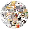 Waterproof 103050pcs Cute Animal Cat Stickers Graffiti Cartoon Decals Scrapbook Diary Laptop Phone Guitar Waterproof Sticker for4821064