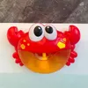 Groda Bubble Music Baby Bath Toys Kids Pool Swimming Bathtub Soap Machine Automatisk Bubble Funny Crab Bathtoy For Children Gifts 220531