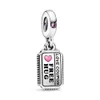 925 Silver Fit P stitch Bead Pendant with DIY Pendant Dangle Charm Charms Bracelet Charm Beads Dangle DIY Jewelry Accessories9707741