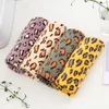 Towel Microfiber Leopard Print Quick Dry Absorbent Thickening Ladies Drying Cap Wrap Headscarf Hair