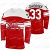 CeoMitNess Team Denmark 2022 Winter Hockey Jersey Phillip Bruggisser Frederik Storm Matias Lassen Matthias Asperup Nicklas Jensen Markus Lauridsen