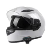 خوذة دراجة نارية خارجية مزودة بتقنية البلوتوث وعدسة مزدوجة من Casco Moto Cool للوجه بالكامل باللون الأسود للدراجات النارية Mod