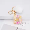 Lettres à la mode porte-clés blanc pompon Faux lapin boule de fourrure porte-clés pour femmes fille mode breloques sac pendentif bijoux cadeaux