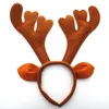 クリスマスの装飾の耳の耳は織らないヘッドバンド誕生日パーティのホリデーパーティー小道具供給wh0010