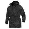 M65 UK US Army Abbigliamento Giacca a vento Giacche da campo militari Uomo Inverno / Autunno Cappotto impermeabile da pilota con cappuccio Tre colori L220706