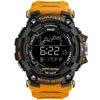 Нарученные часы Smeal светодиодные цифровые часы Men Big Dial Sports Multifunction Electronic 50 м водонепроницаемы