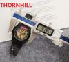 대통령 날짜 날짜 중공 뼈대 남자 시계 42mm 솔리드 스테인레스 스틸 자동 기계 5TM 방수 비즈니스 스위스 팔찌 손목 시계 시계
