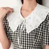 Bow Ties Fake Collar Scarf Shawl Women's Shirt White Hollow Out False Vest Decorative Girls Löstagbart sjalbåge