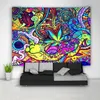 Tapestries Hippie Trippy Tapestry Wall Hanging Blanket Living Room Art Decors Decor Abstract Decoration188655221112729500