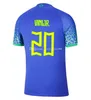 قمصان كرة القدم 22 23 Camiseta de futbol PAQUETA BRAZILS NERES COUTINHO قميص كرة القدم JESUS MARCELO PELE CASEMIRO 2022 2023 قمصان كرة القدم للرجال والأطفال