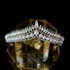 Hårklipp Barrettes Pearl King Crown Wedding Accessories Crystal Crowns Tiara Bride pannband Band Fashion Jewelry Tiaras för Girlshair