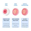 3-IN-1 Electric Facial Cleansing Brush Face Deep Cleaning Silicone Brush Rotating Vibration Massager Skin Blackhead Pore Cleaner 220514