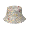 Nouveau mode printemps été Panama Bob Caps Floral seau chapeaux pour femmes dames