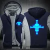 MEN039S Hoodies Sweatshirts Anime One Piece Luffy Edward Luminous Reißverschluss Sweatshirt Sportswear Hoodie Kapuze Unisex Tracksuit9012356