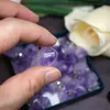 Crystal Charm, Gemstone подвеска, сырые чакры камни, кристалл кластер, целебные кварцевые подвески для ожерелья серьги браслета