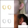 Hoop Hie Earrings Jewelry Ins Bubble Round For Women Girls Flower Cartilage 925 Sterling Sier Pendientes Wedding Drop Delivery 2021 Hgjlr
