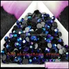 Rhinestones gevşek boncuk takılar 5000pcs/çanta SS16 4mm 10 renk jöle AB reçine kristal düz backback süper gl dhtiy