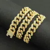 Colliers de pendentif en diamant complet Hip Hop Collier de chaîne de barre de miami ancienne