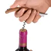 Party Favor Multifunction Wine Opener Professional Bottle Opener with Knife Portable Wooden Handle Screw Corkscrew