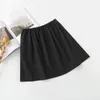 Kvinnors s￶mnkl￤der Kvinnors halv l￤ngd Basic kjol Pure Cotton White Short Underskirt Black Mid Hanfu fodrad 40 cm 50 cm 60 cm tunn