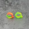 10 pezzi cinturino in cordino colorato con o ring in silicone colorato per fascia vape in silicone portatile coco penna vape piatta