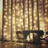 Strings LED String Light Fairy Spile Curtain Święta na wesele domowe przyjęcie ogrodowe Garland na oknie 3x1/3x2mled