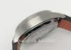 AZF Factory Montres-bracelets pour homme Mécanique automatique ETA 52850 Asia 23J Mouvement automatique PlatinumBlue Cadran avec marqueurs numériques montre d'épargne