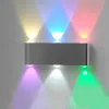 ウォールランプ製品LEDスクエアアルミニウムレンガエルデコレーションコリドー通路ベッドルームテレビバックグラウンド