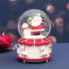 클로스 볼 스노우 크리스마스 산타 워터 라이트 장난감 선물 선물 상자 크리스탈 아이 회전 CXSPP