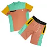 agasalho masculino esportes verão fitness manga curta camiseta de gola redonda casual designer ponto shorts terno masculino moderno de duas peças roupas de basquete