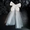 Направления белые бабочка для волос зажимы жемчужины Барреттс сетки свадебные аксессуары невесты.