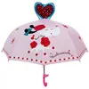 29 Styles vêtements de pluie belle conception d'animal de bande dessinée parapluie pour enfants enfants haute qualité 3D oreilles accessoires 60CM