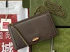 Realfine888 Wallets 5A 696817 Diana Mini Bag Wallet on Chain with Bamboo for women with Dust Bag+Box