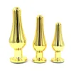 3pcs/set Anal sexy Toys Metal Small Butt Plug Tail Funny Stainless Steel for Women Gay Beads