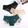 3pcs/Pack Sexy Women Lace Panties Underwear Briefs Transparent Floral Bow Soft Lingerie Fashion For Ladies 220425