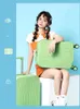 New High Quality Women Trolley Luggage ''carry On '' Inch Rolling Mute Travel Suitcase Wheels Case J220708 J220708