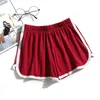 Sport Shorts Women Summer Casual Wear Three Quarter Pants Korean Fashion Yoga Beach Candy Color 220629