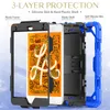 قضية حماية إسقاط الوعرة الوعرة الشاقة لجهاز iPad Mini 4 5 2019 2015 Stand Silicone Skin Shell