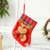 Decoración de la bolsa de regalo de la calcetín del árbol de navidad decoración de la decoración colgante del regalo del regalo C3591