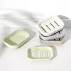 Toilet Soap Dish Holder For Bathroom accessories Plastic storage container Draining Tool Drainage Organizer useful thing home