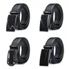 Ремьи роскошные мужские автоматические бренды Buckle Belt Design Black Texture выделяет бизнес -атмосферу Beltbelts FORB22