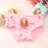 4PCS/LOT Kids Girls Cotton Panties Children Underwear Briefs wholesale 3-9Yrs