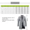 Monerffi Wool Blend Men Coat Woolen Over Coat Winter Autumn Men Coat Fashion Coating Cloy Clined Warm Woolen Overcoat Male 5XL280D T220810