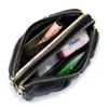 Wallets Genuine Leather Clutch Bag Lady Multi Zipper Phone Purse Woman Soft Mini Wristlet Wallet Simple Versatile Coin PurseWallets