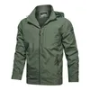 Men Outdoor Waterproof Jacket Windbreaker Coat Hiking Rain Camping Fishing Tactical Male Clothing Breathable Jackets Plus Size 220406