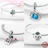 Новые 925 серебряные чары серебряного серебра Plata Charms of Ley 925 Bead Pendant Fit Original Beads Original Fit Pandora Bracelet Jewelry Make Diy подарок