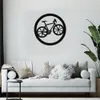 فن جدار الدراجة المعدنية ، هدية الدراجات ، فن راكب الدراجة النارية ، فن جدار الدراجات ، ديكور الجدار المعدني
